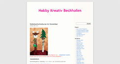 Desktop Screenshot of hobby-kreativ-bechhofen.de